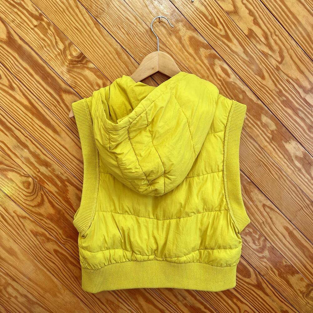 Free People Movement Nature Seeker Puffer Vest Hood Yellow - Picture 4 of 6